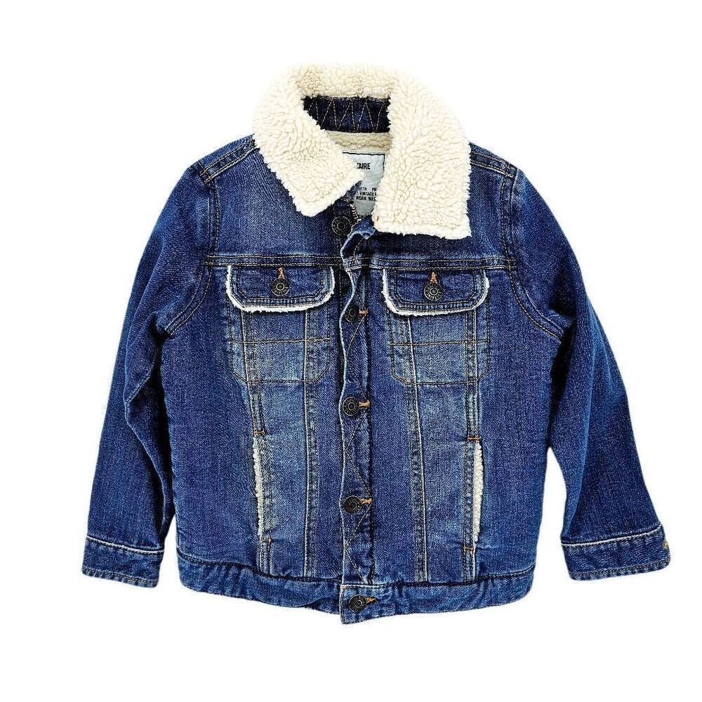 Zadig & Voltaire Kid's Denim Fleece Lined Jacket 4